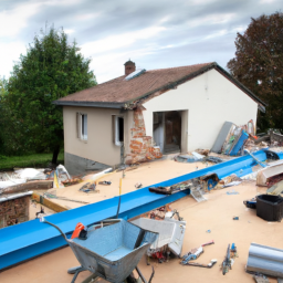 Extension de maison avec véranda-salle à manger Hautmont